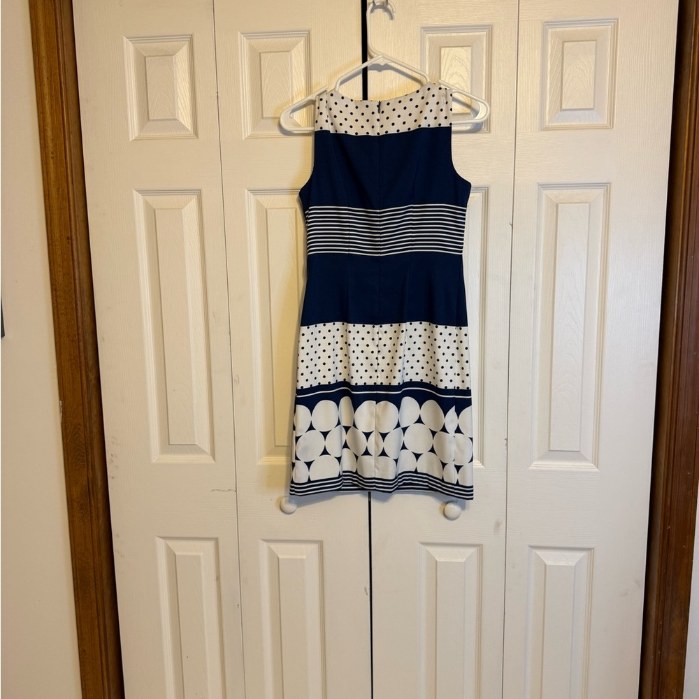Alyx White and Blue Halter Sundress Casual